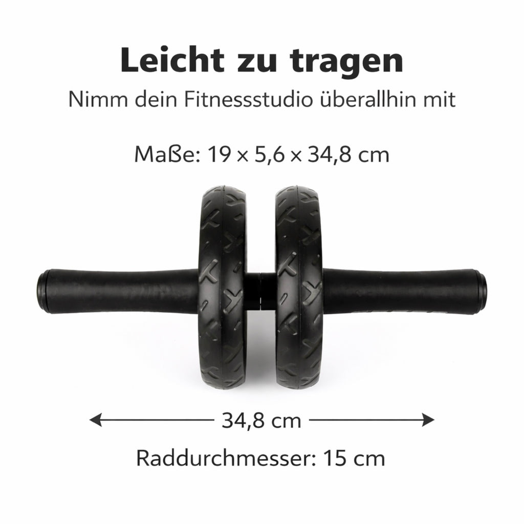Bauchtrainer Ab Wheel - Stärkerer Core & sichtbare Ergebnisse zuhause